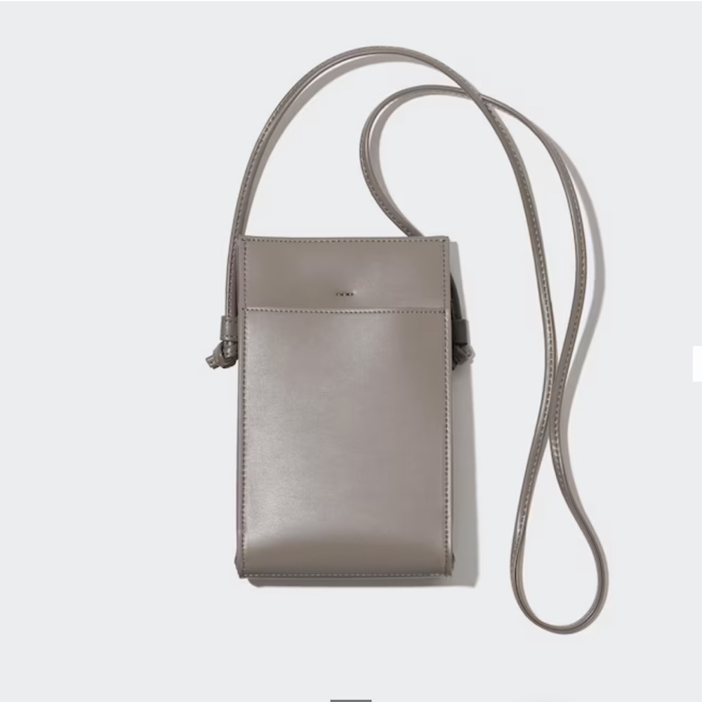 Uniqlo Faux-Leather Mini Utility Shoulder Bag